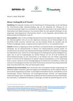 IP-Transfer 3.0 Glossar